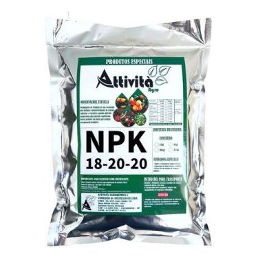 Imagem de Fertilizante Premium Pó Solúvel Npk 18-20-20 Pacote 2kg - ATTIVITA