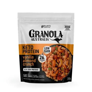 Imagem de Granola Harts Natural KETO PROTEIN Vanilla Almond Crunch - 200g - Hart