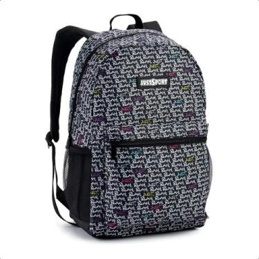 Imagem de Mochila Teen Feminina 18" Escolar Bolsa Juvenil Grande - Klizz, Preto