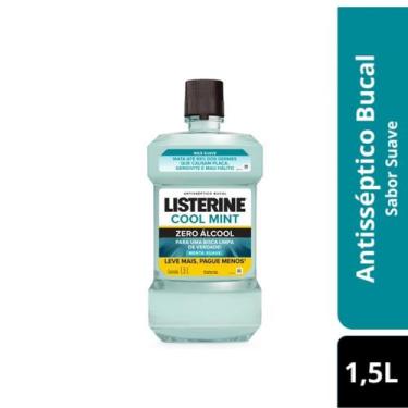 Imagem de Enxaguante Bucal Listerine Cool Mint Zero Alcool Menta Suave Leve mais
