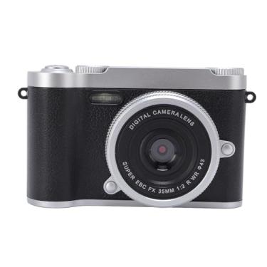 Imagem de Câmera Digital Pequena, Câmera Digital HD 48MP Com Foco Automático e Zoom Digital 8X para Adolescentes para Fotografia (Preto)