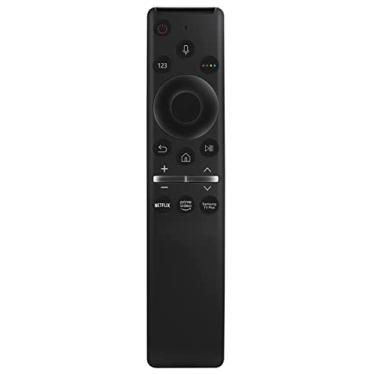 Imagem de Controle remoto de substituição por voz BN59-01363J compatível com Smart TV Samsung AU8000 Crystal UHD 4K HDR (2021) UE50AU8000KXXU HG75AU800NFXZA UN43AU8000FXZA UN50AU8000FXZA UN55AU8000FXZA