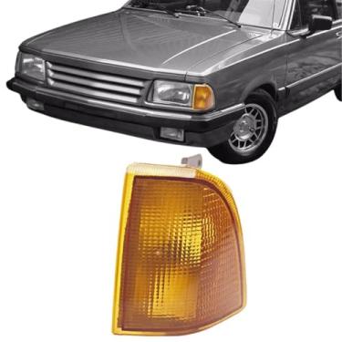 Imagem de Lanterna Dianteira Le Del Rey Belina G2 1985 Ate 1991 Amarelo Encaixe Arteb Acrilico