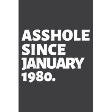 Imagem de 1980 Vintage Funny 40Th Birthday Gift Gag Gift Meme: Lined Notebook: 6" x 9", 120 Pages, Lined Journal Notebook Birthday Gift Present.