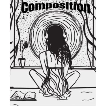 Imagem de Composition Notebook Featuring Girl With Headphones Print: Wide Ruled Paper Notebook Journal. Wide Lined Workbook for Girls, Boys, Kids, Teens and Students. (7.5 x 9.25, 110 Pages):: Paperback