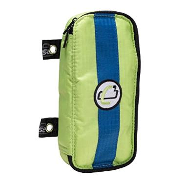 Imagem de Estojo de lápis com zíper Case-it The Pouch com ilhós, verde-limão/azul
