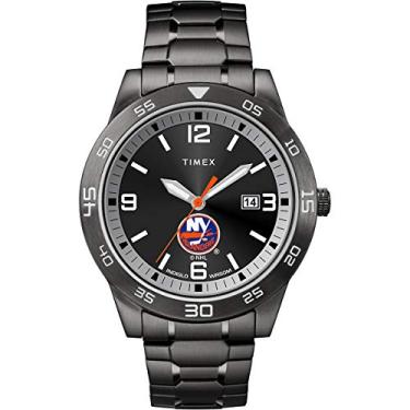 Imagem de Timex NHL Relógio masculino Acclaim de 42 mm, New York Islanders