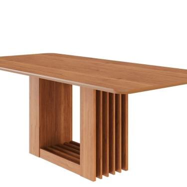 Imagem de Mesa para Sala de Jantar Ariela 210 Cm sem Vidro Cinamomo
