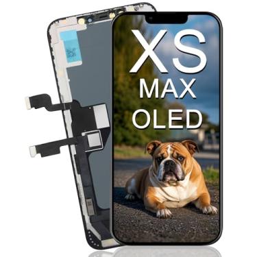 Imagem de XLX Substituição de tela OLED para iPhone Xs Max, tela OLED de 6,5 polegadas 3D Touch Digitalizador compatível com o modelo A1921, A2101, A2102, A2103, A2104 (OLED real, sem ferramentas)