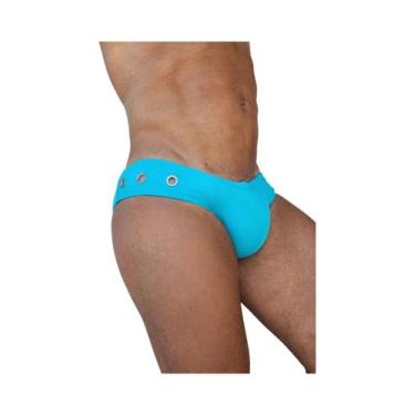 Imagem de Sunga slip com 3 Ilhós vazado lateral varias Cores - AA COLLECTION CUR