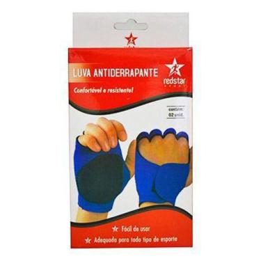Imagem de Luva De Treino Antiderrapante Com 2 Pecas Red Star - Oem