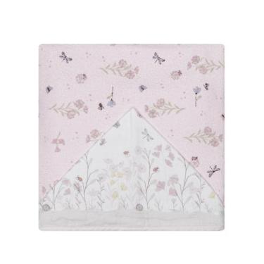 Imagem de Toalha de Banho Bebê Com Capuz e Forro de Fralda 100% Algodão - Papi, 