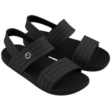 Imagem de Sandália Papete Masculina Cartago Dakar Grendene, Preto, Preto, 40