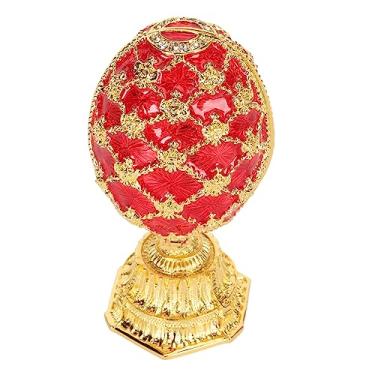 Imagem de Caixa de Bugigangas de Esmalte, Pintada de Bugigangas Pintadas à Mão Caixas de Bugigangas Jóias de Jóias Os Organizadores Com Mini Castelo para Decoração de Casa e Joias Pequenas