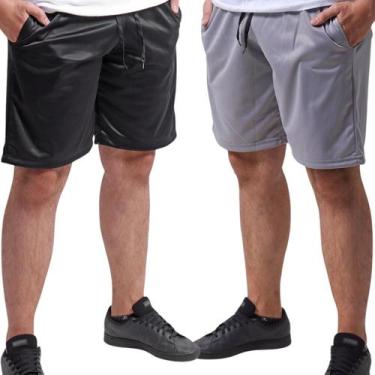 Imagem de Kit 2 Bermuda Masculina Chimpa Adulto Calção Short Esportivo - TECHMAL