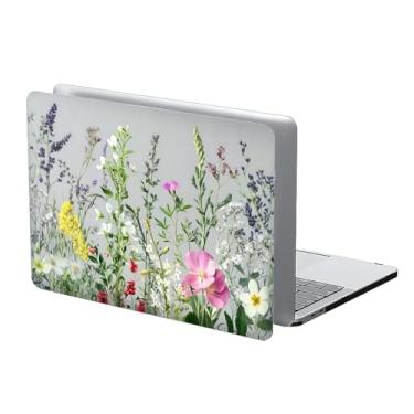 Imagem de COTAIL Compatível com MacBook Air 13 polegadas, capa rígida de plástico para 2025 2024 2023 2022 capa protetora rígida 13.3 Pro (A1706/A1708/A1989/A2159/A2289/A2251/A2338), flores silvestres e ervas