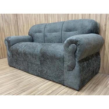 Imagem de Sofás 3 Lugares Encanto Beleza e Praticidade - Alpoim, Cinza