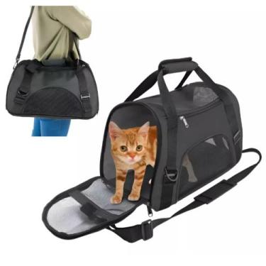Imagem de Bolsa Transporte Cachorro Gato Nylon 8kg Viagem Avião Carro - Yeet