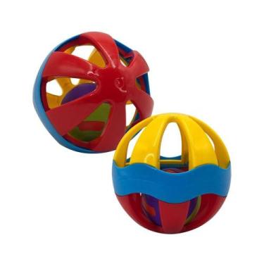 Imagem de Bolinha com Chocalho Brinquedo Interativo que Promove Coordenação Moto