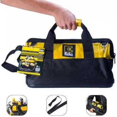 Imagem de Bolsa Para Ferramentas 22 Bolsos 8ze Eda Lona Fundo Reforçado Em Plast