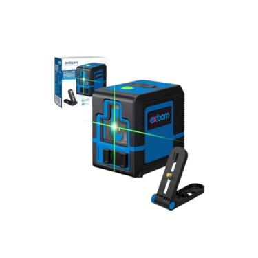 Imagem de Nível a Laser 3D Autonivelante 2 Linhas com Bateria Recarregável Alerta de Desnivelamento e Brilho Ajustável