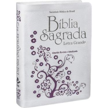 Imagem de Bíblia Sagrada - ARA - Letra Grande - Branca - SBB