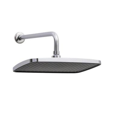 Imagem de Ducha Chuveiro Retangular de Parede Amapari Pingoo.casa - Prata