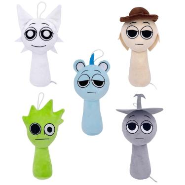 Imagem de Jogo de pelúcia Super JAKES Sprunki para crianças adultas (5 unidades)