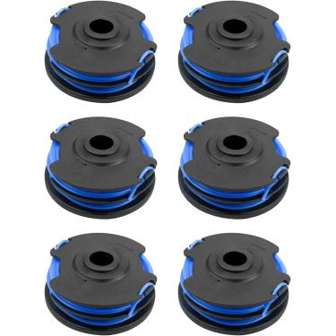 Imagem de NTSUMI AC41RL3 Linha de substituição dupla e carretel adequado para Homelite UT41112 UT41121 UT41120 UT41113 UT41122 UT41112B 0,065 polegadas 7 pés, 6 unidades