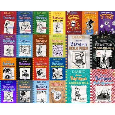 Imagem de Coleção Diário De Um Banana do 1 ao 19 + Diário de Rowley 1 a 3 + Faça