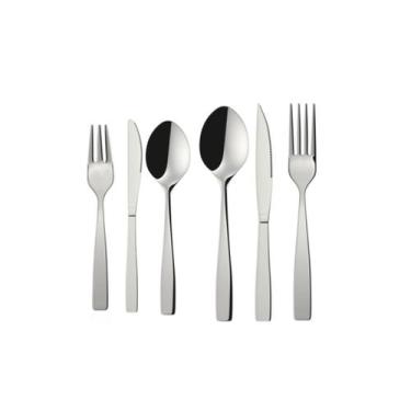 Imagem de Faqueiro Inox Estojo Bambu 42 Pçs Jogo De Talheres Euro Home