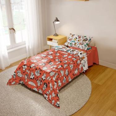 Imagem de Jogo de Edredom Infantil Dupla Face Turma da Monica - KN DECOR