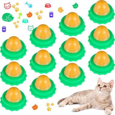 Imagem de Brinquedo Comestível de Erva-do-Gato - Bola de Lamber Cat Snacks