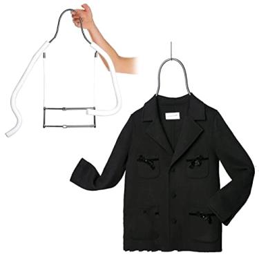 Imagem de Manequim durável economia de espaço guarda espaço cabide cabide cabide, cabide ajustável leve em forma de corpo (tamanho: feminino)