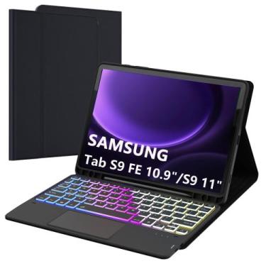 Imagem de Capa de teclado para Samsung Galaxy Tab S9 FE 10.9/S9 11 - SNOODU