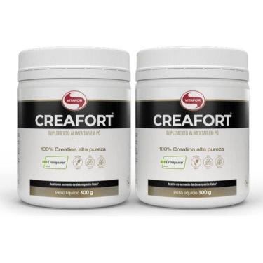 Imagem de Kit 2 Creatina Creapure 300g Vitafor Total 600g