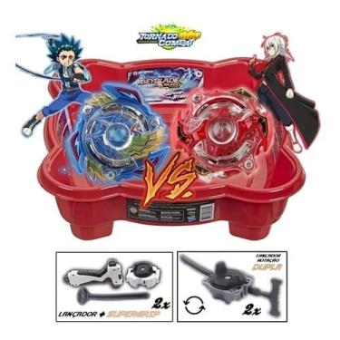 Imagem de Beyblade Tornado Gyro Combat Vs Gyro Battle Set Arena