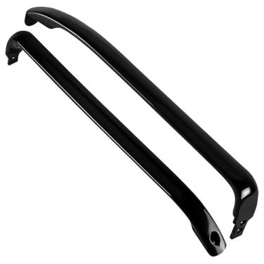 Imagem de Romalon WR12X22183 Kit de maçaneta de porta de geladeira preta 48 cm para refrigerador GE substitui WR12X11008 WR12X11009 WR12X20142