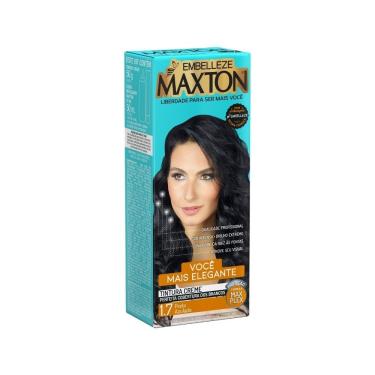 Imagem de Tintura Creme Maxton Preto Azulado 1.7