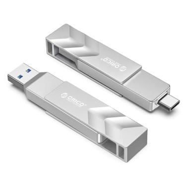 Imagem de ORICO SSD externo de 1 TB até 1000 MB/s, unidade de estado sólido portátil, design de orifício de suspensão, cabo USB C e A 2 em 1, armazenamento confiável para smartphones tipo C, laptops - G202