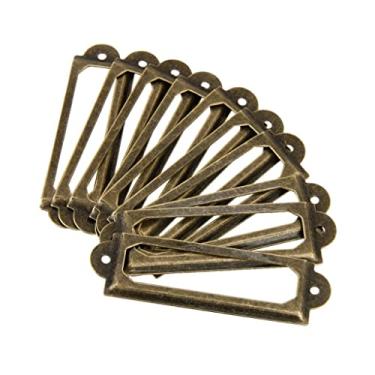 Imagem de Baoblaze Etiqueta de gaveta 50 peças para decoração de porta-cartão de nome - c