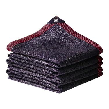 Imagem de Tecido de sombra 70% preto para jardim, rede de sombra de jardim resistente de 3 x 5 m, lona de malha durável com ilhós reforçados para estufa, planta, galinheiro, pérgula, dossel (3 m x 6 m)