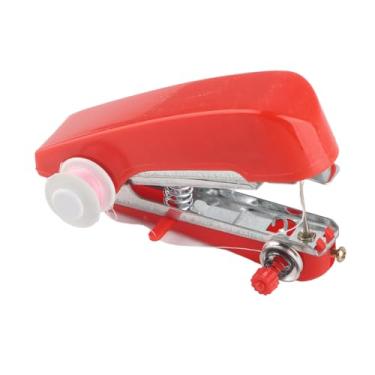 Imagem de Máquina de Costura de Manutenção à Mão, Mini Máquina de Costura Manual de Costura Portátil Máquina de Costura de Costura de Costura Com Bobina de Agulha de Encadeamento de