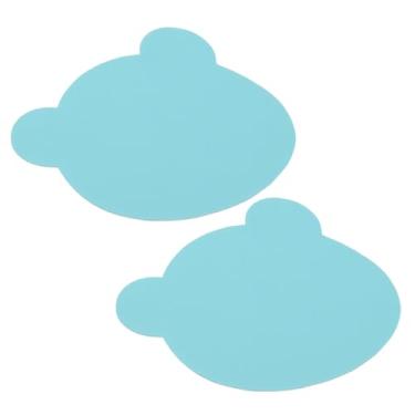 Imagem de PATIKIL Patch de reparo de couro, 2 peças, kit de reparo de fita autoadesiva de vinil de 10 x 9 cm para sofás, sofás, bancos, cadeiras, armários, bolsas, azul celeste