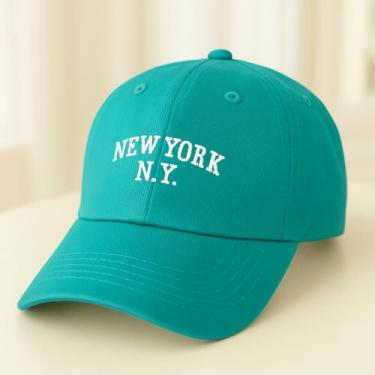 Imagem de Boné NY New York Retro Masculino Aba Curva, Verde