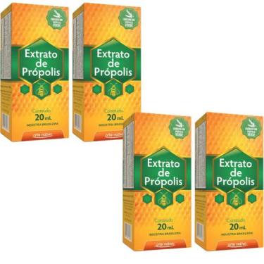 Imagem de Kit 4 Extrato de Própolis Verde 20ml cada, em gotas  Arte Nativa