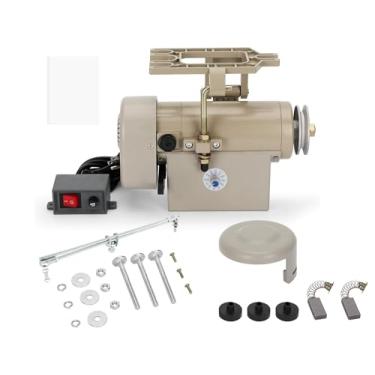 Imagem de Servo motor para máquina de costura, servo motor elétrico 550W, AC110V, 3/4HP, 3450RPM, servo motor industrial com escova de carbono, eficiência energética, operação silenciosa, instruções (sem