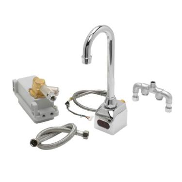 Imagem de Krowne 16-190 - Torneira eletrônica, bico pescoço de ganso de 7,6 cm (3")