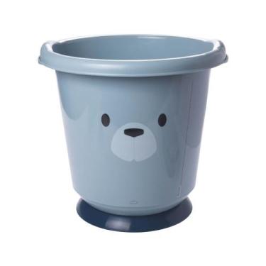 Imagem de Banheira Sensitive 17,2 Lts Infantil Ofurô De Bebê Plasútil, Urso Lúdi