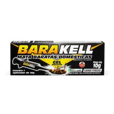 Imagem de Inseticida Em Gel Barakell Kelldrin 10g Elimina Baratas Domésticas